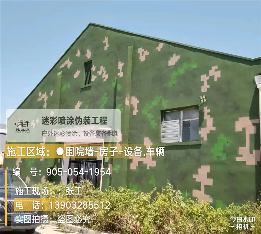 西青外墙数码迷彩漆施工报价清单（100㎡标准墙面测算）